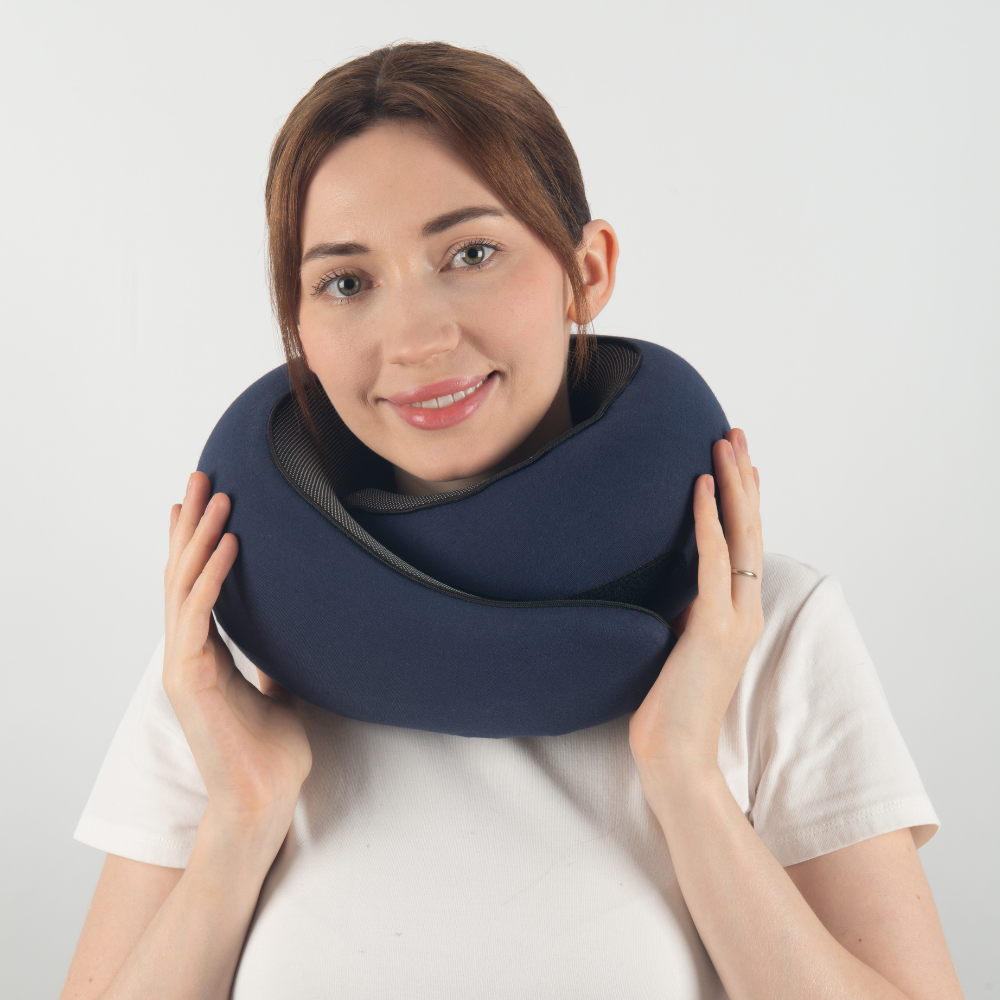 Relaksująca poduszka podróżna Snug Fit | Komfort i wsparcie