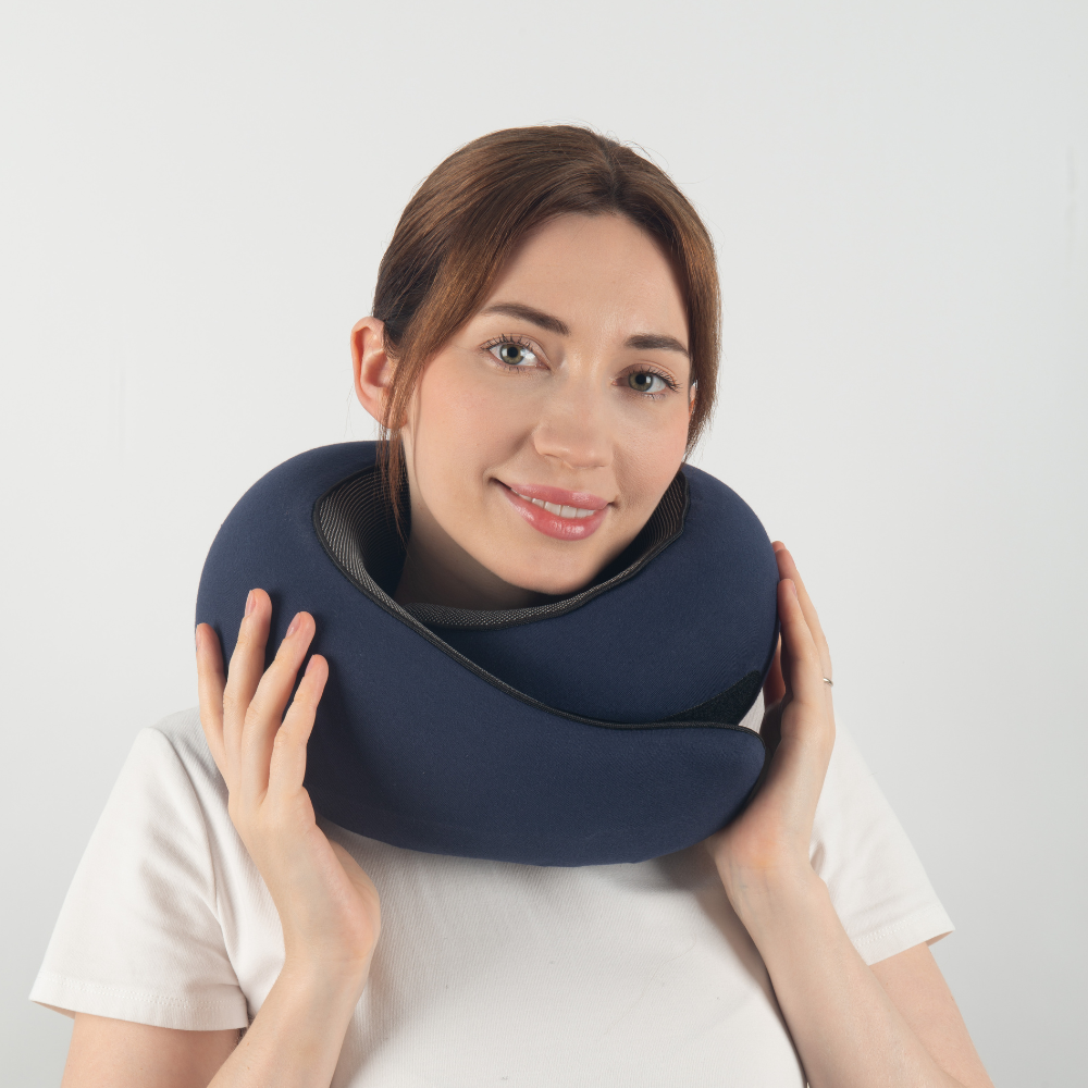 Relaksująca poduszka podróżna Snug Fit | Komfort i wsparcie