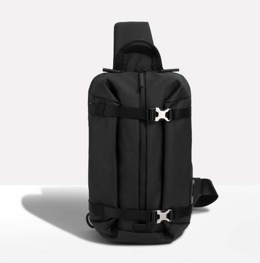 Antykradzieżowa męska torba na ramię Modular Fit skórzana | Bezpieczna i funkcjonalna